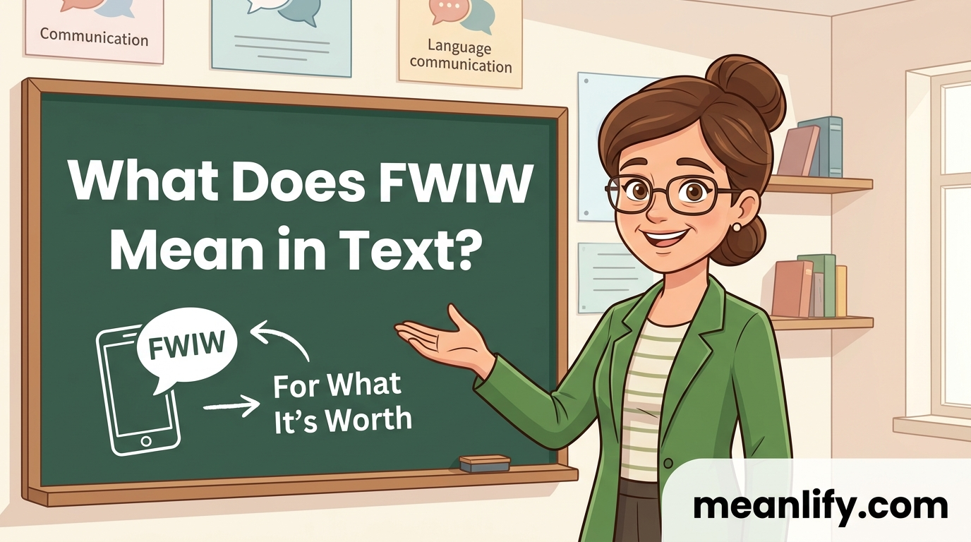 What Does FWIW Mean in Text? The Real Meaning Behind This Popular Slang