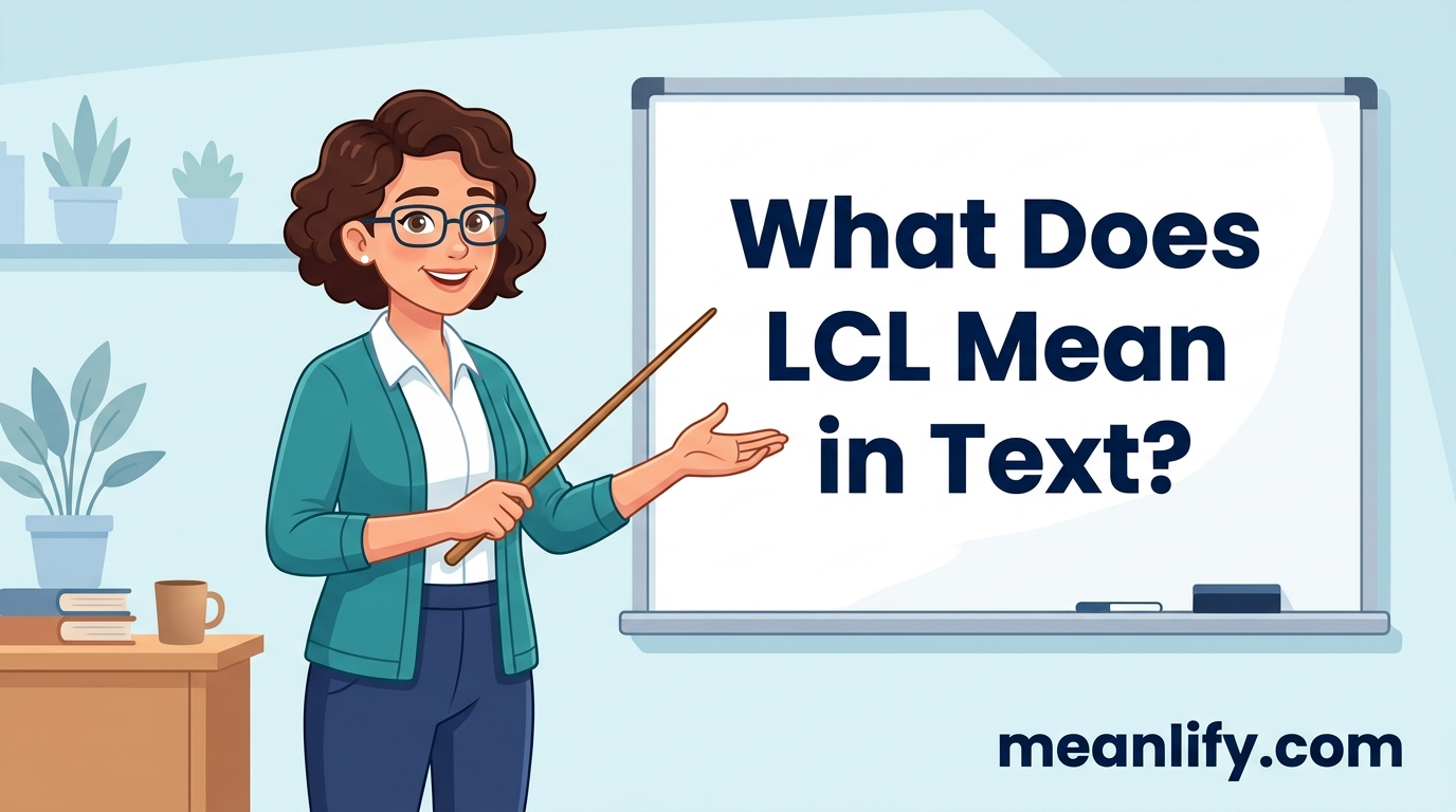 What Does LCL Mean in Text? Real Meaning, Examples & Social Media Use