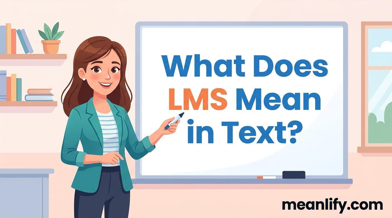 What Does LMS Mean in Text? Real Meaning, Examples & Social Media Use