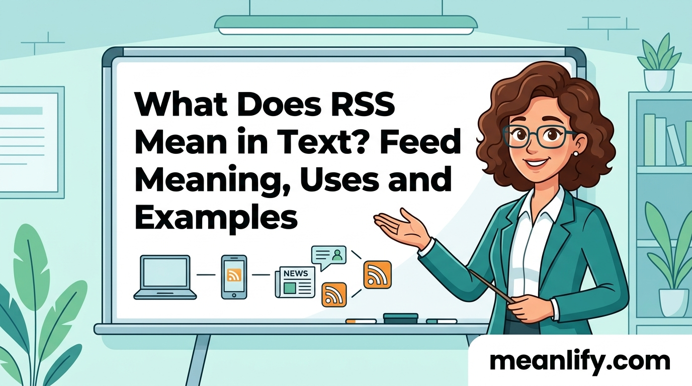 What Does RSS Mean in Text? Feed Meaning, Uses and Examples
