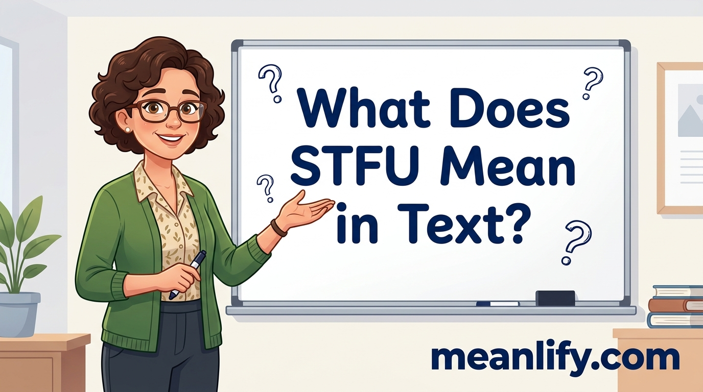 What Does STFU Mean in Text? Real Meaning, Examples & Social Media Use