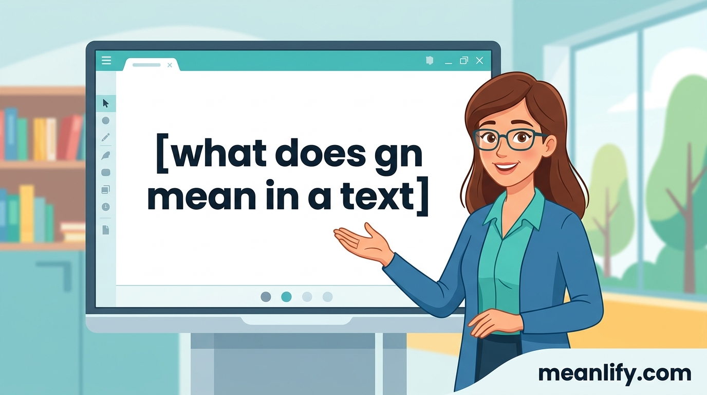 What Does GN Mean in Text? Real Meaning, Examples & Social Media Use