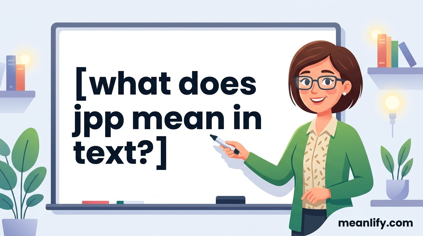 What Does JPP Mean in Text? Real Meaning, Examples & Social Media Use