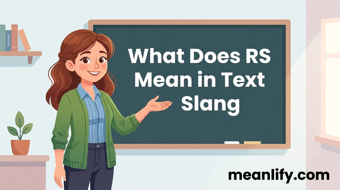 What Does RS Mean in Text Slang? Real Meaning, Examples & Social Media Use