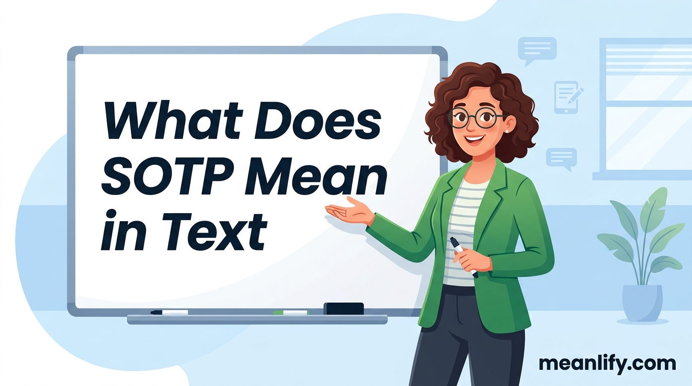 What Does SOTP Mean in Text? Real Meaning, Examples & Social Media Use