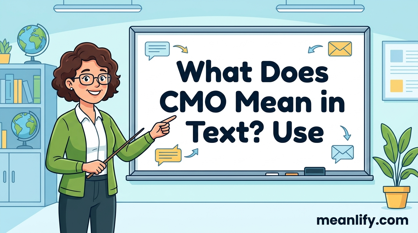 What Does CMO Really Mean in Text? The Hidden Meaning, Examples & Social Media Uses You Should Know