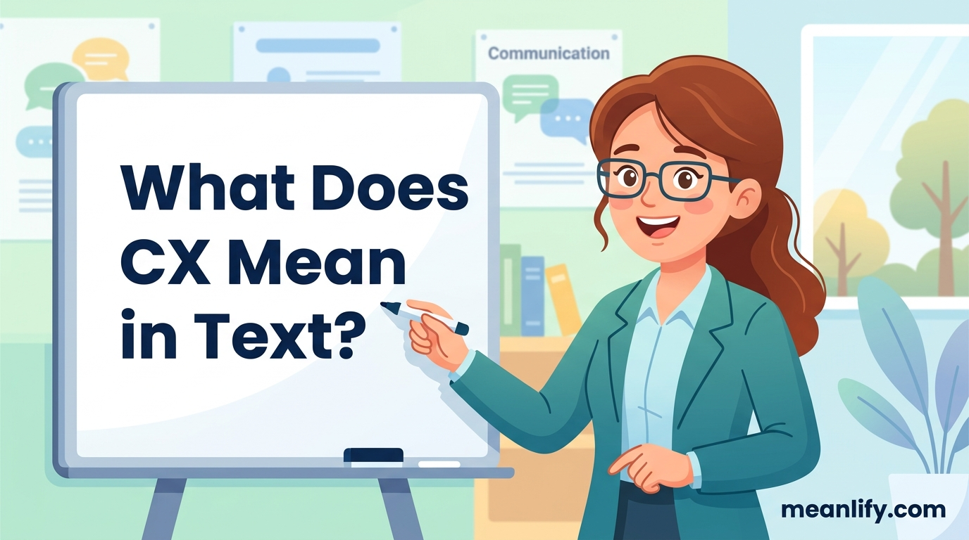What Does CX Mean in Text? Real Meaning, Examples & Social Media Use
