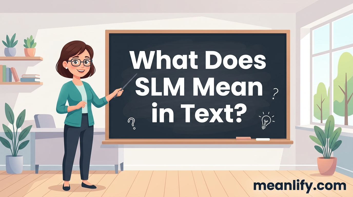 What Does SLM Mean in Text? Real Meaning, Examples & Social Media Use