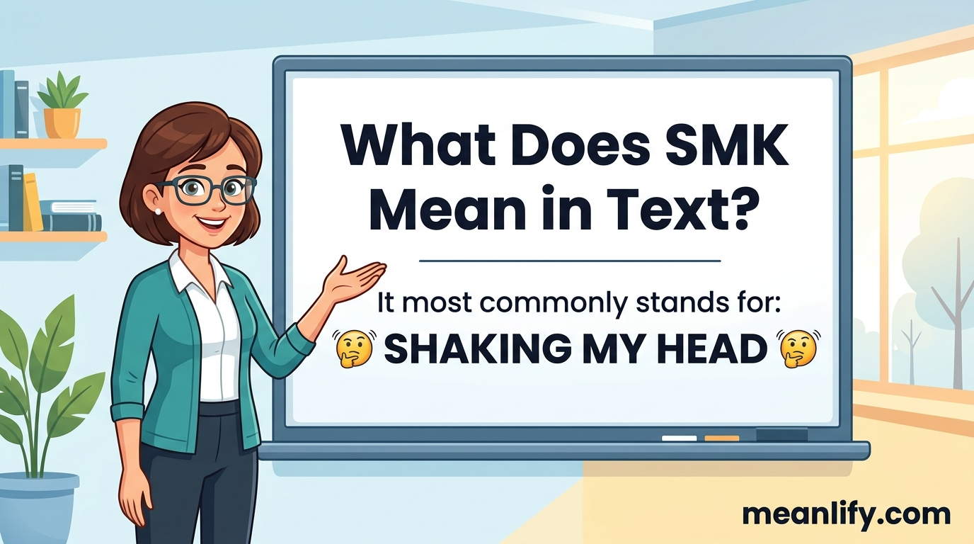 What Does SMK Mean in Text? Real Meaning, Examples & Social Media Use