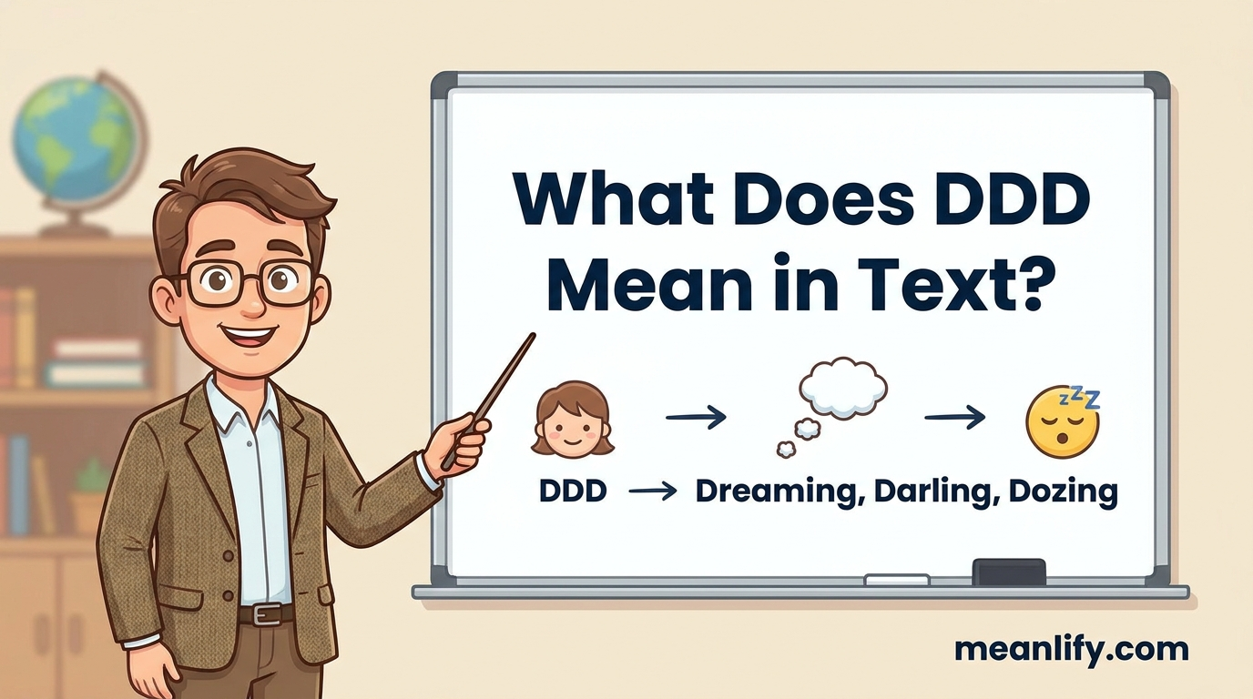What Does DDD Mean in Text? Real Meaning, Examples & Social Media Use