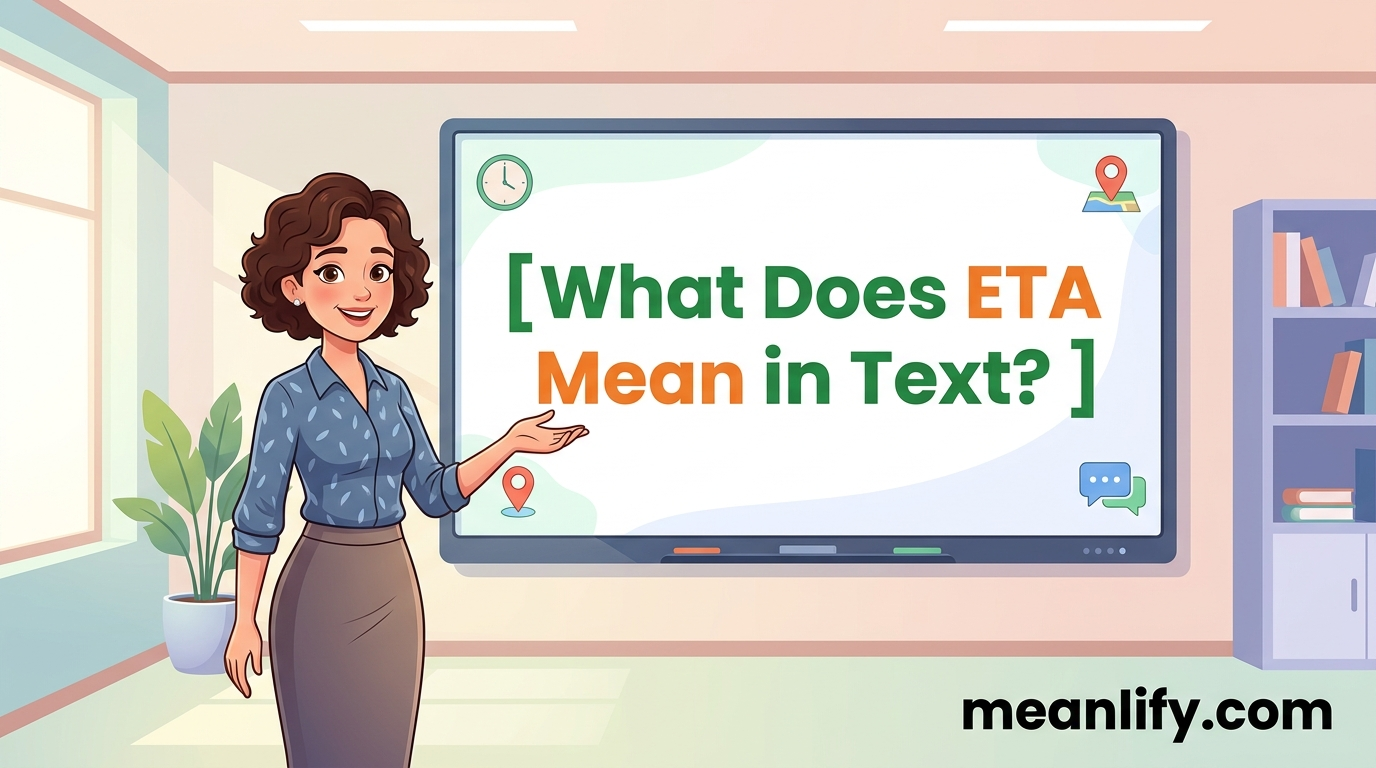 What Does ETA Mean in Text? Real Meaning, Examples & Social Media Use