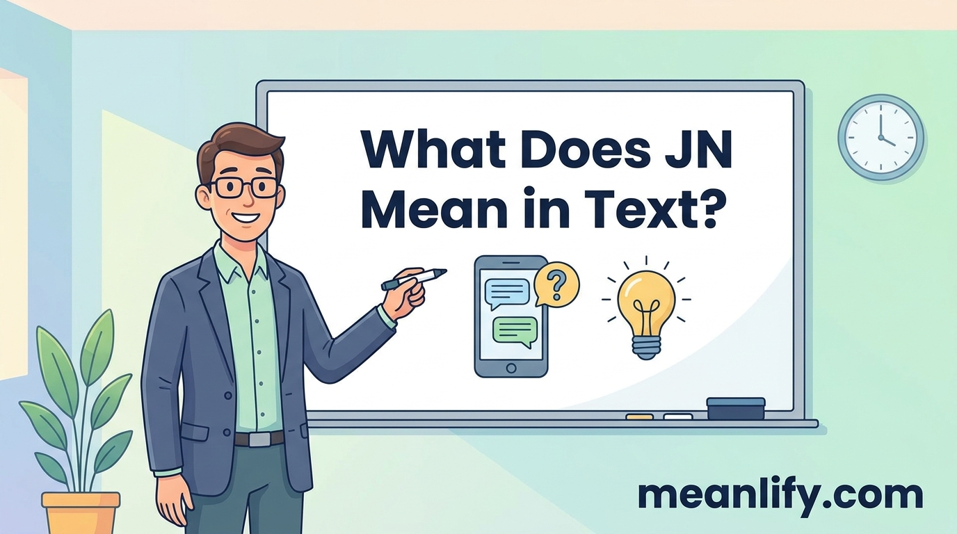 What Does JN Mean in Text? Real Meaning, Examples & Social Media Use