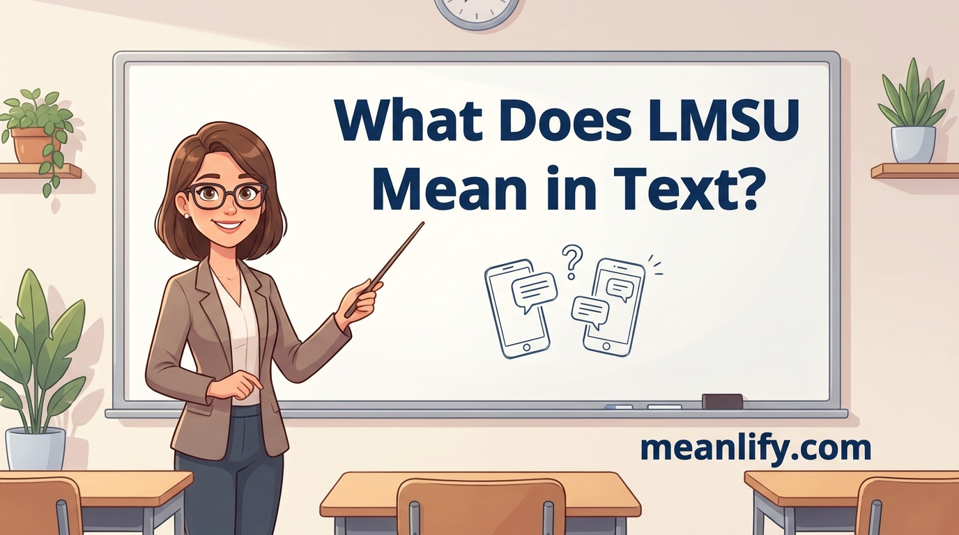 What Does LMSU Mean in Text? Real Meaning, Examples & Social Media Use