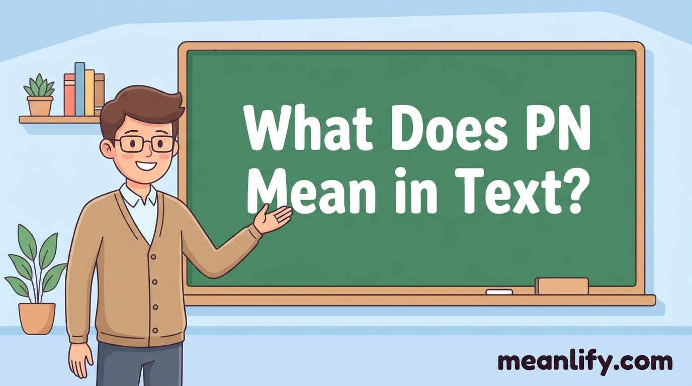 What Does PN Mean in Text? Real Meaning, Examples & Social Media Use