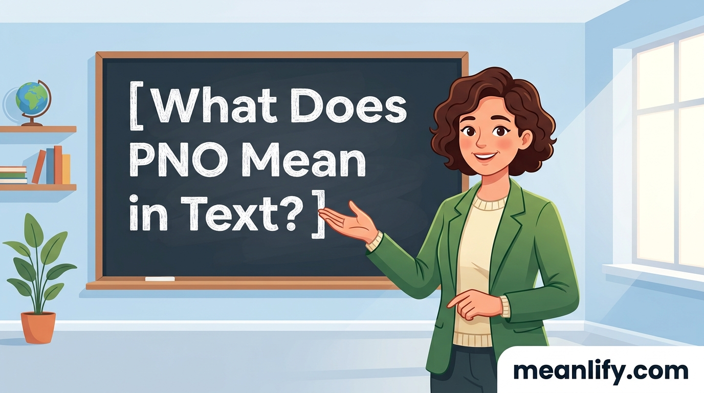 What Does PNO Mean in Text? Real Meaning, Examples & Social Media Use