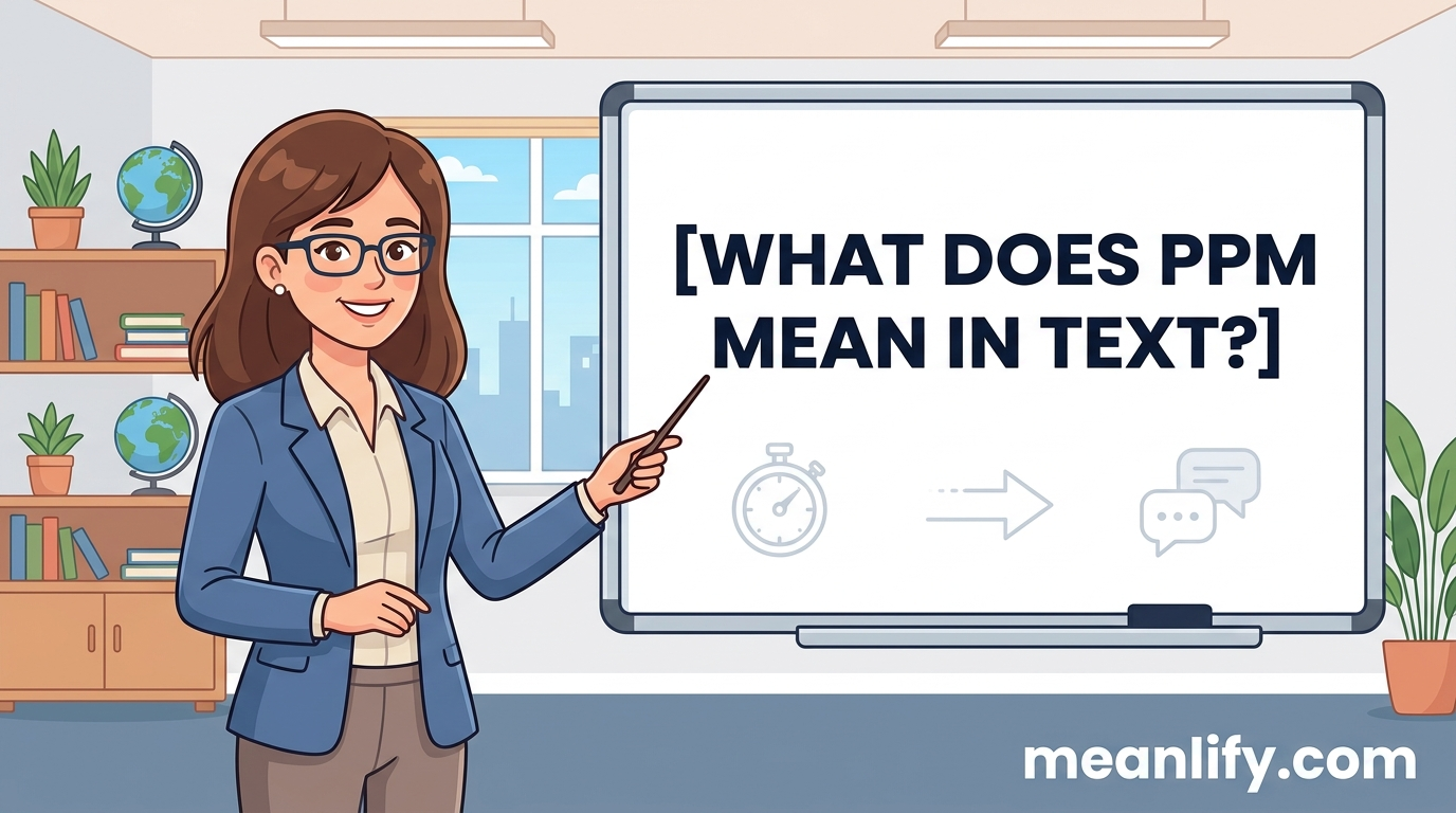 What Does PPM Mean in Text? Real Meaning, Examples & Social Media Use
