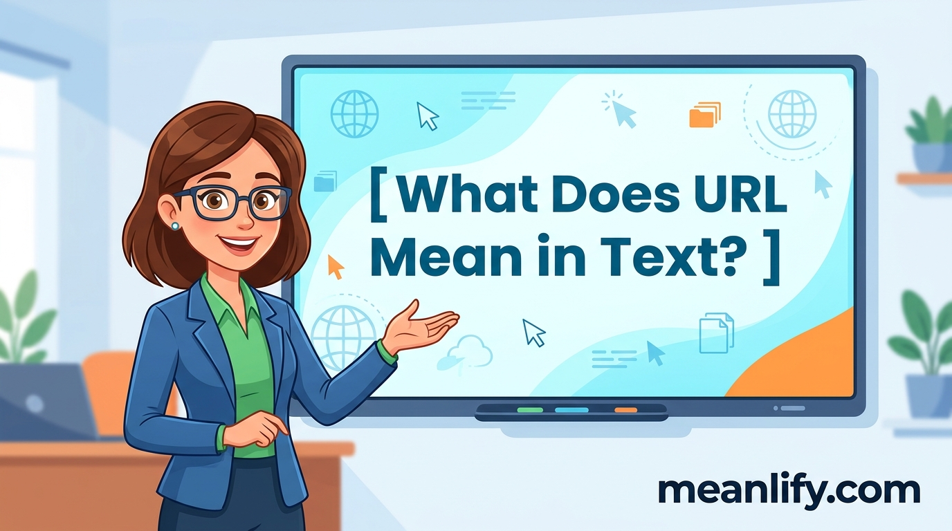 What Does URL Mean in Text? Real Meaning, Examples & Social Media Use