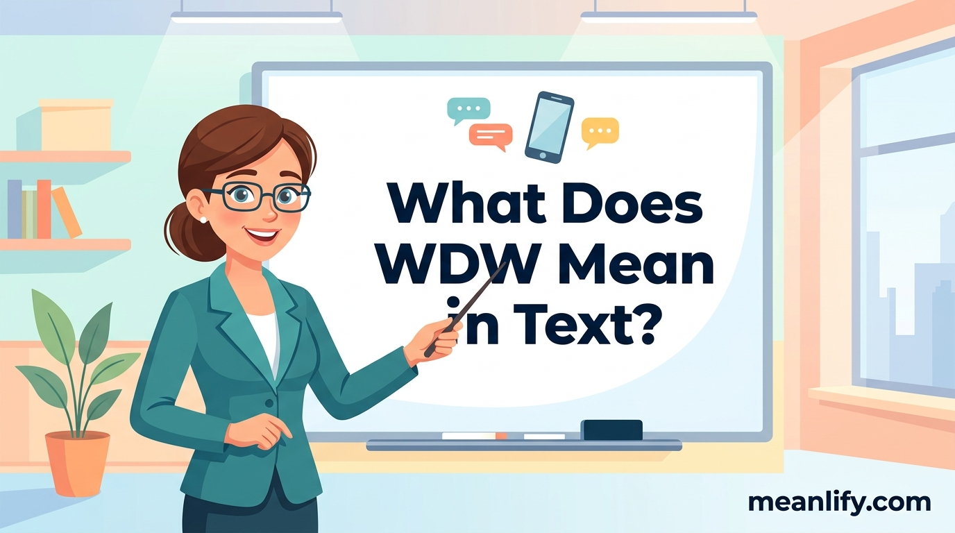 What Does WDW Mean in Text? Real Meaning, Examples & Social Media Use