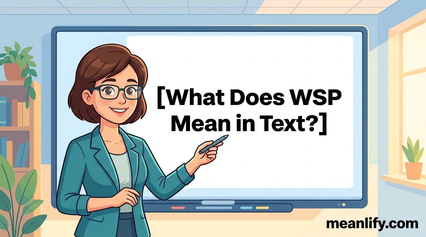 What Does WSP Mean in Text? Real Meaning, Examples & Social Media Use