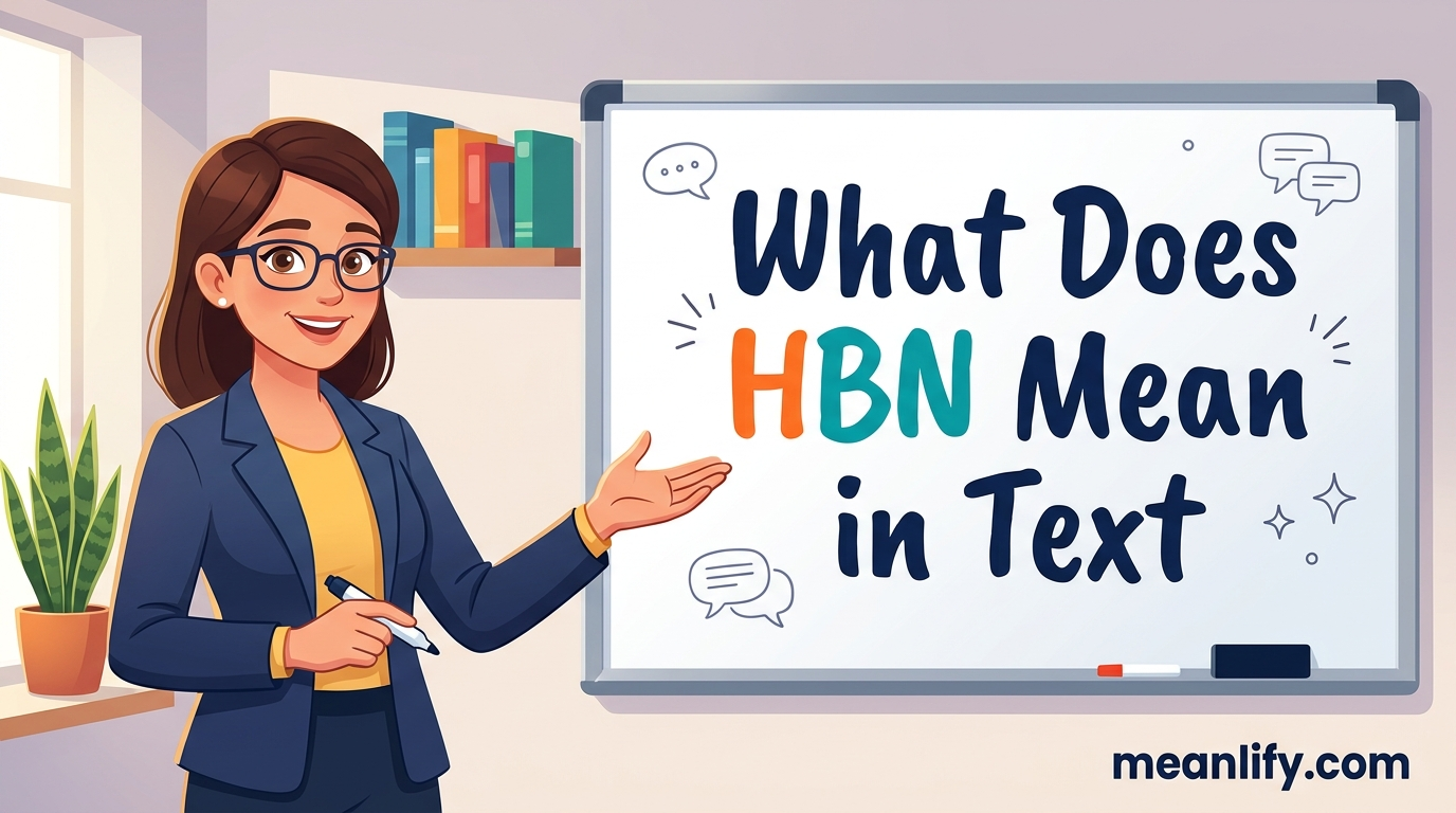 What Does HBN Mean in Text? Real Meaning, Examples & Social Media Use
