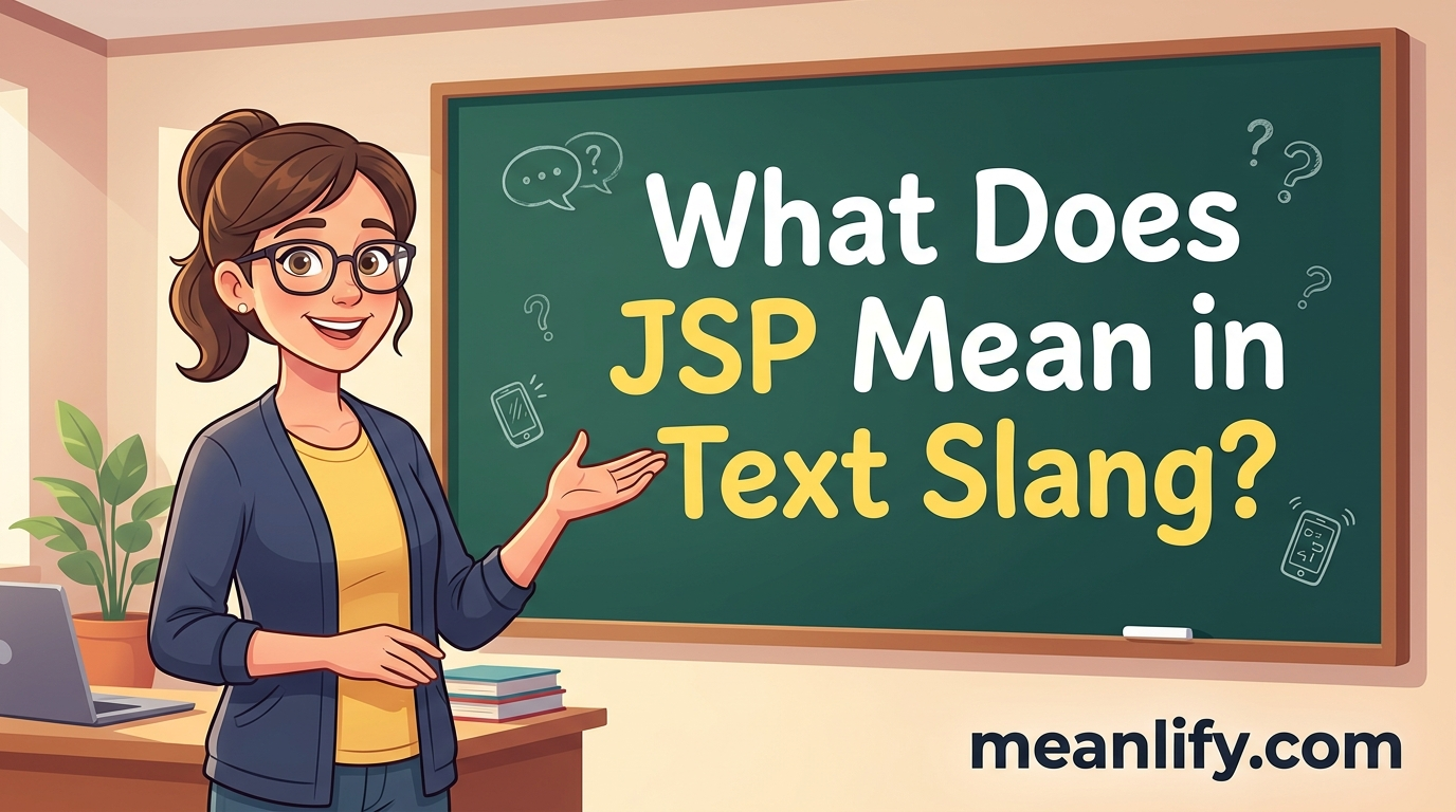 What Does JSP Mean in Text Slang? Real Meaning, Examples & Social Media Use