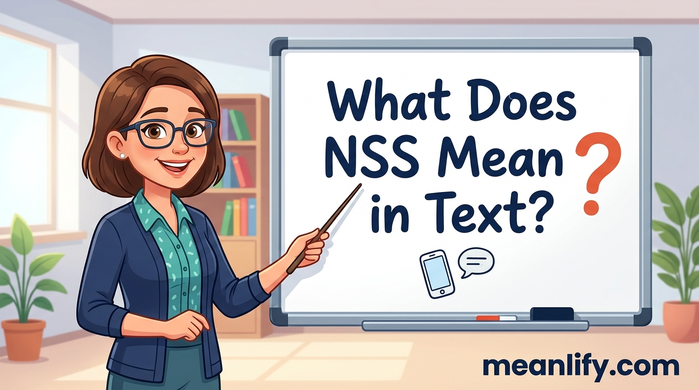 What Does NSS Mean in Text? Real Meaning, Examples & Social Media Use