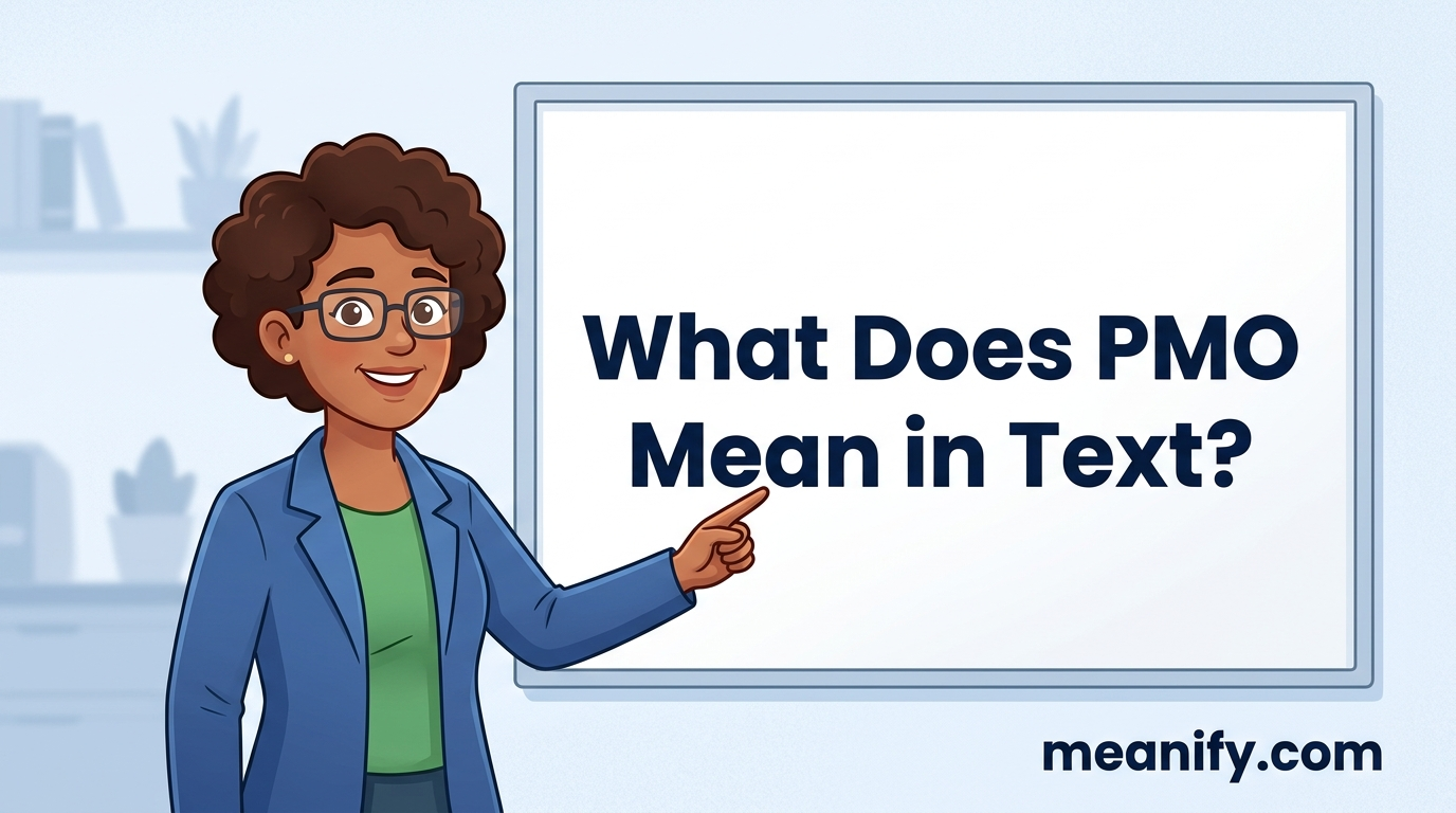 What Does PMO Mean in Text? Real Meaning, Examples & Social Media Use