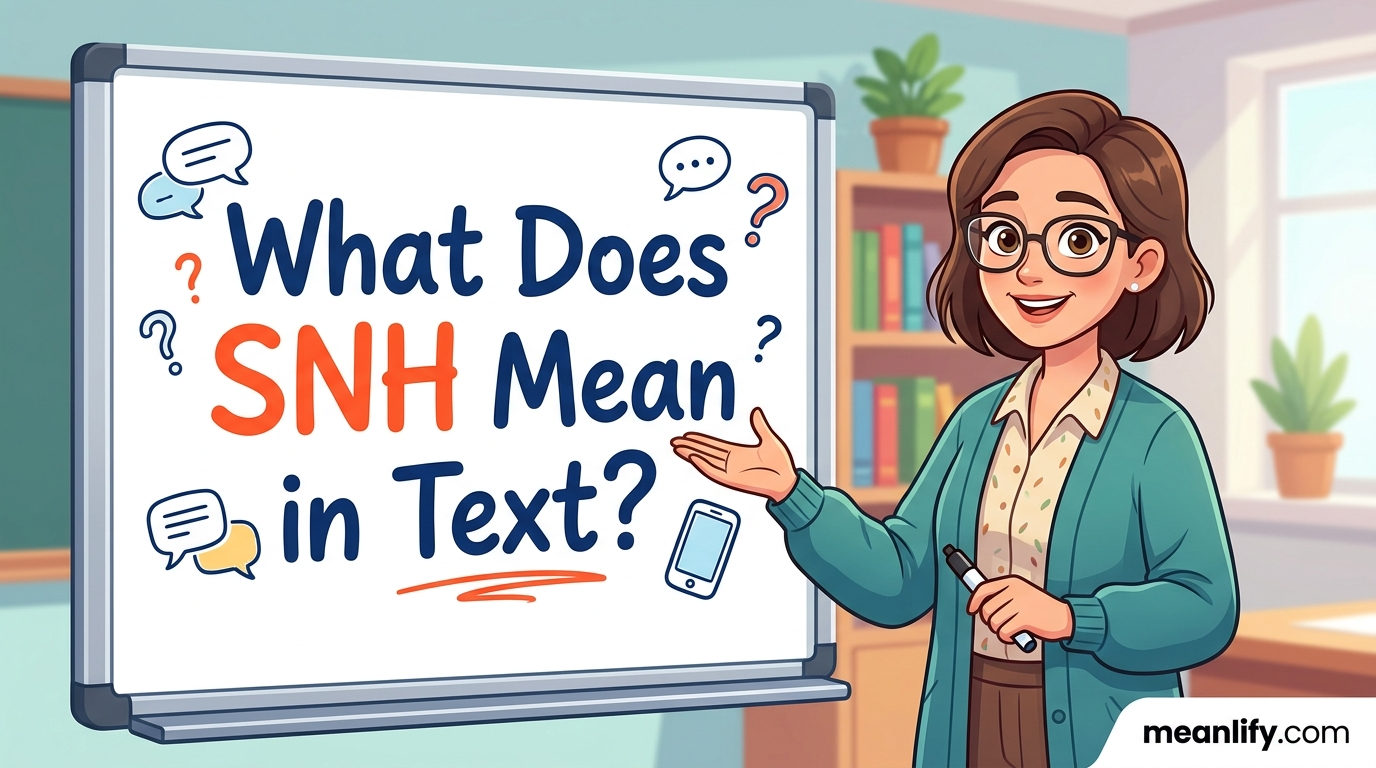 What Does SNH Mean in Text? Real Meaning, Examples & Social Media Use