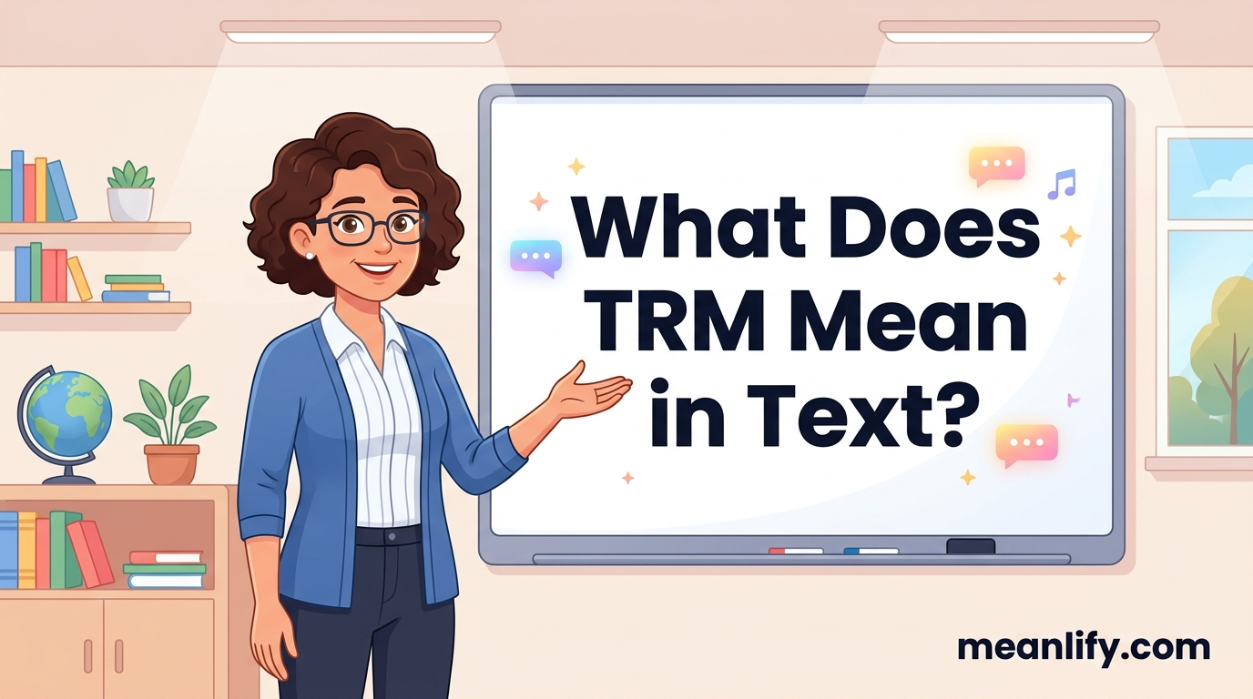 What Does TRM Mean in Text? Real Meaning, Examples & Social Media Use