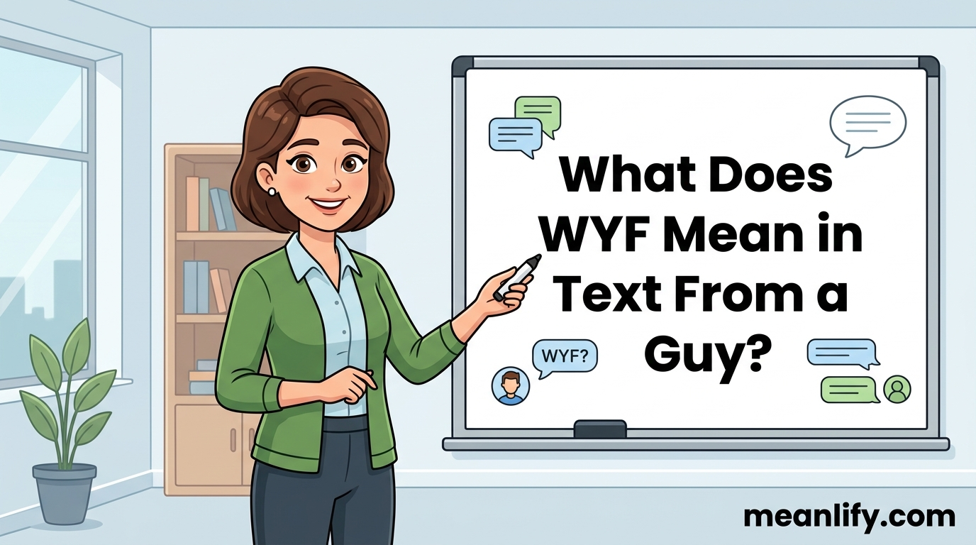 What Does WYF Mean in Text From a Guy? Real Meaning, Examples & Social Media Use